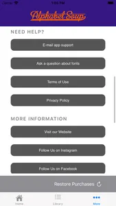 Alphabet Soup Fonts screenshot 4
