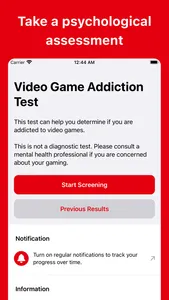 Video Game Addiction Test screenshot 0