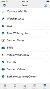 Bethany Church App screenshot 2