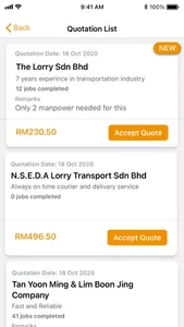 Tumpang Delivery screenshot 1