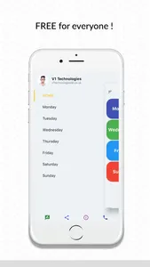 V1 Class Schedule Timetable screenshot 1