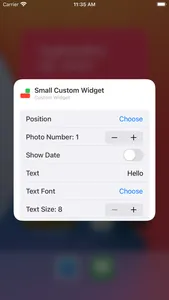 Custom Widgets - Photo & Text screenshot 2