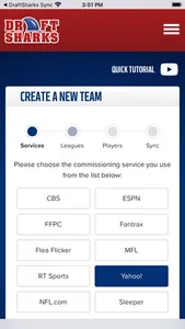 DraftSharks Sync screenshot 0