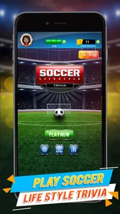 Soccer Lifestyle Trivia screenshot 0