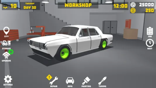 Retro Garage - Car Mechanic screenshot 0