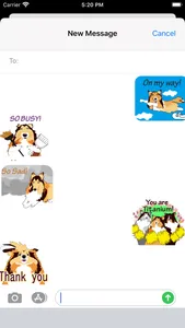 Exciting Sheltie Dog Sticker screenshot 0