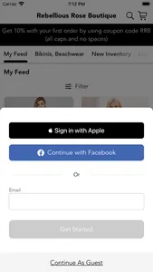 Rebellious Rose Boutique screenshot 0