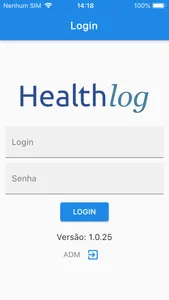 Healthlog screenshot 1