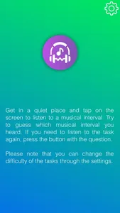 Intervals: ear training tutor screenshot 0