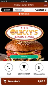 Quickys Burger & More screenshot 0