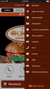 Quickys Burger & More screenshot 1