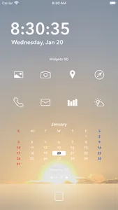 Widgets SD - Photo & Calendar screenshot 2