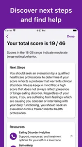 Binge Eating Disorder Test screenshot 2