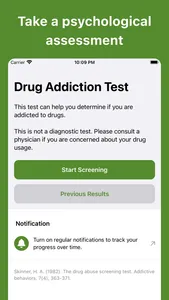 Drug Addiction Test screenshot 0