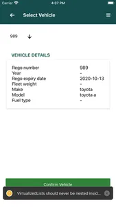 Manage Vehicle - FCS screenshot 4