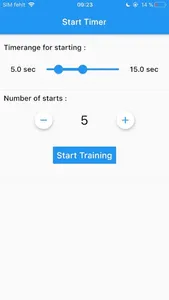 Armwrestlingtrainer-Starttimer screenshot 0