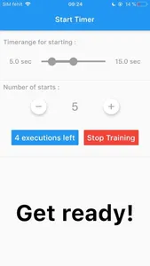 Armwrestlingtrainer-Starttimer screenshot 1