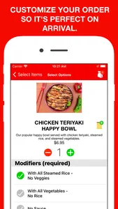 Happy Teriyaki - Ordering screenshot 1