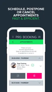 Pro Booking screenshot 1