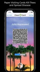 Clean Card - QR Business Card screenshot 2