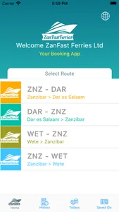 Zan Fast Ferries screenshot 2