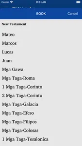 Tagalog New Testament screenshot 1