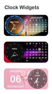 Digital Analog Clock Widget screenshot 4