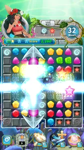 Jewel Aloha- Match 3 Puzzle screenshot 1