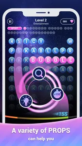 Scrolling Words Bubble screenshot 1