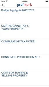 Profmark screenshot 1