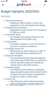 Profmark screenshot 2