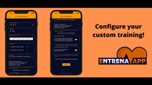 EntrenaAPP screenshot 1