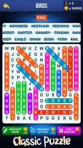 Wow Search: Classic Words Game screenshot 1