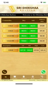 Sri Dhikshaa Bullion screenshot 1