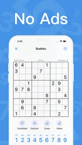 Sudoku - No ads screenshot 1