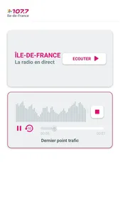 107.7 Ile-de-France screenshot 1