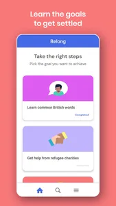 Belong – the UK refugee guide screenshot 1