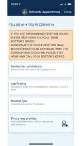 MyTowerHealth screenshot 2