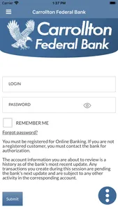 Carrollton Federal Mobile screenshot 0