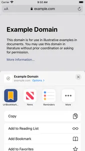 URL Bookmarker screenshot 1