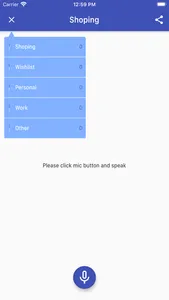 Voice ToDo List screenshot 0