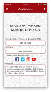 App La Paz Bus screenshot 4