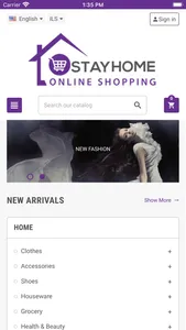 StayHomeOnlineShopping screenshot 1