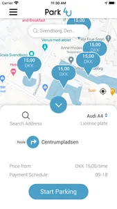 Park4U - Parkerings app screenshot 1