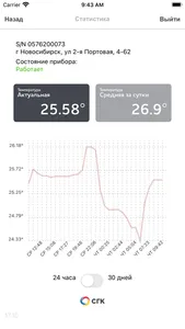 Температурный датчик СГК screenshot 7