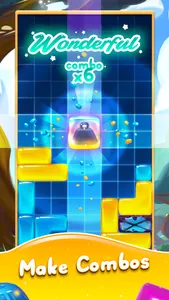 Jelly Slide Sweet Drop Puzzle screenshot 1