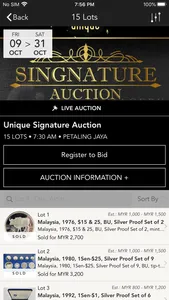 Unique Auctions screenshot 1