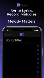 The Lyrics App screenshot 0