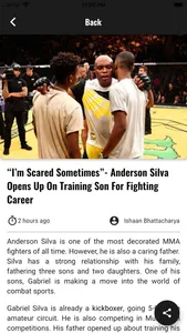 MMA Fans: Live News screenshot 2