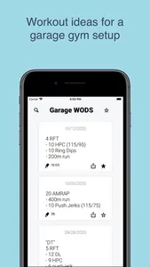 Garage WODS screenshot 0